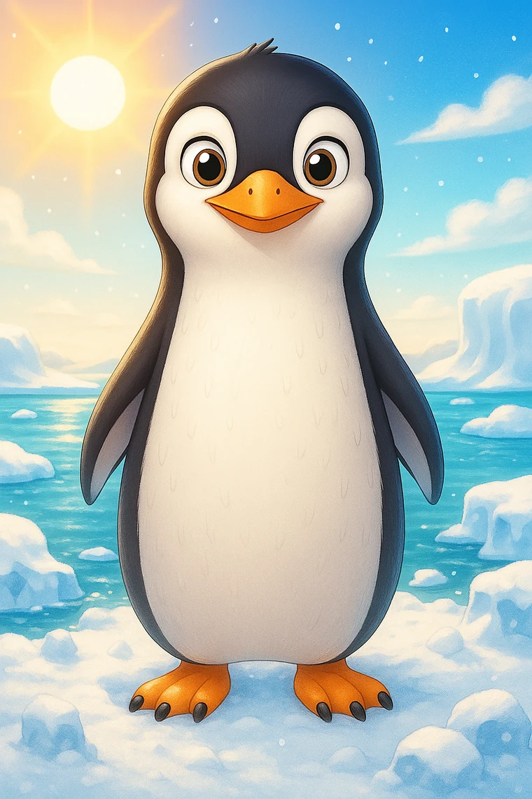 Chilly the penguin, the company mascot