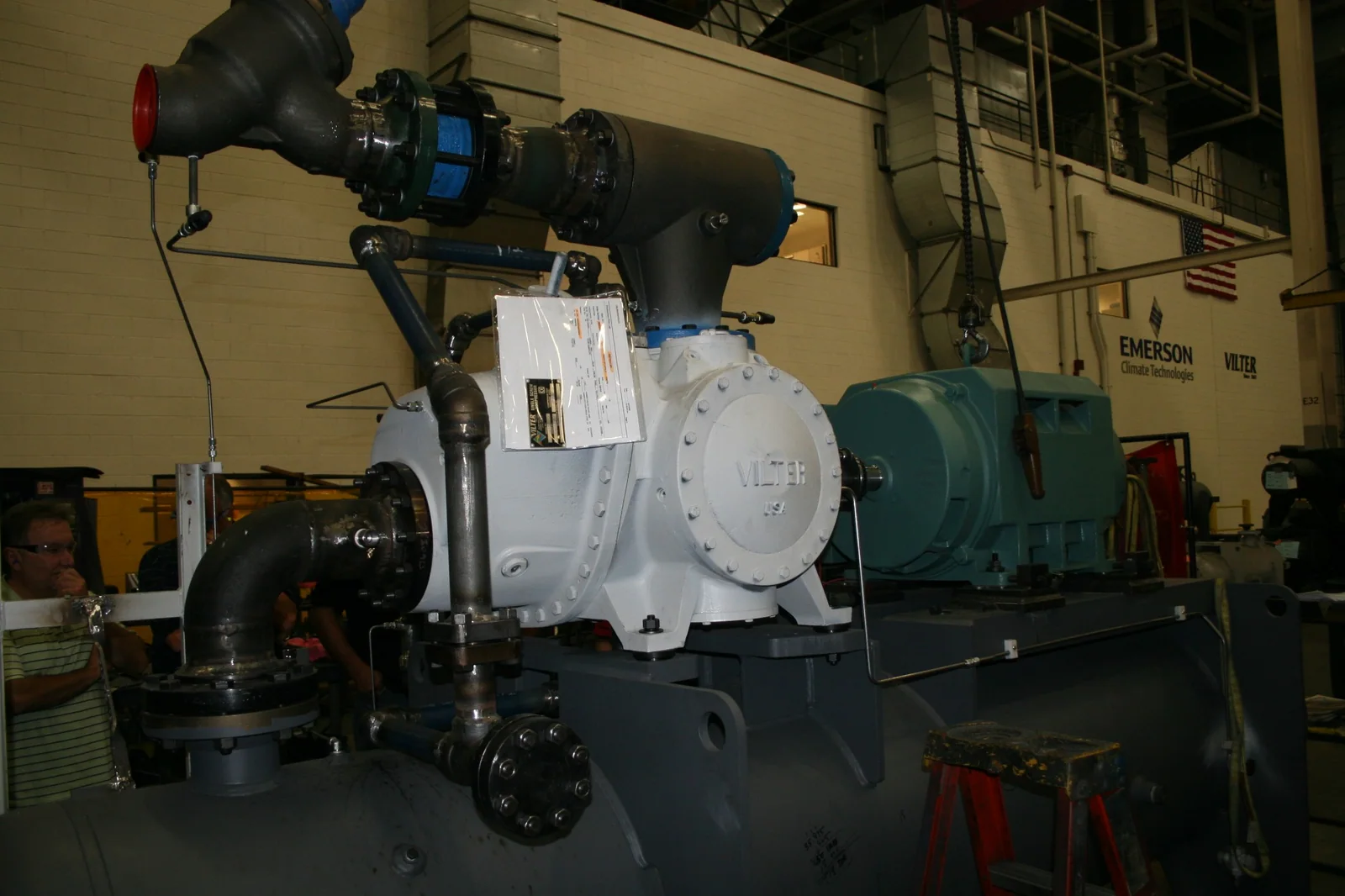 Industrial compressor assembly